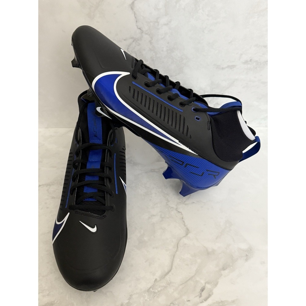 Nike Vapor Edge Pro 360 2 Football Cleats Black Blue FN7759-009 Men's Size 11 US - Picture 3 of 7